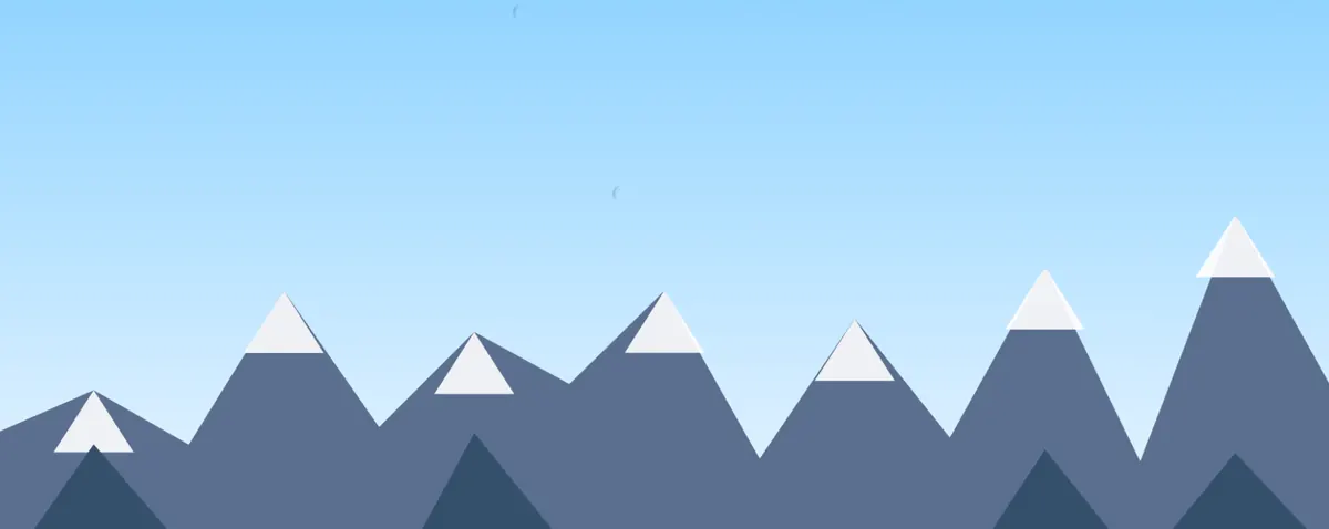 After: the same sky with the spots removed by the Spot Healing Brush, one click each.